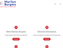 Tablet Screenshot of marilynburgess.com